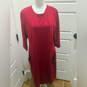 J. McLaughlin. Red Catalyst Dress. Size XL.